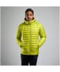 Men's Montane Anti-Freeze Packable Hooded Down Jacket - Citrus Spring