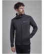 Men's Montane Protium Hooded Fleece Jacket - Midnight Grey