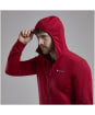 Men's Montane Protium Hooded Fleece Jacket - Acer Red