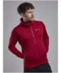 Men's Montane Protium Hooded Fleece Jacket - Acer Red