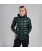 Women's Montane Anti-Freeze Hooded Down Jacket - Deep Forest