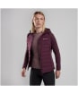 Women's Montane Composite Hooded Down Jacket - Mulberry