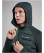 Women's Montane Composite Hooded Down Jacket - Deep Forest