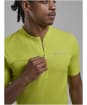 Men's Montane Dart Nano Zip T-Shirt - Citrus Spring