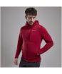 Men's Montane Fury XT Hooded Fleece Jacket - Acer Red