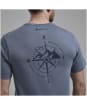Men's Montane Impact Compass T-Shirt - Stone Blue