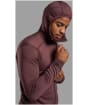 Men's Montane Protium Lite Hooded Fleece Jacket - Dark Garnet