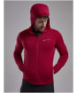 Men's Montane Protium Lite Hooded Fleece Jacket - Acer Red