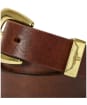Women's R.M. Williams Cate Belt - Brass Buckle - Light Chocolate
