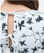 Elina Dress                                   - White / Navy