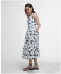 Elina Dress                                   - White / Navy