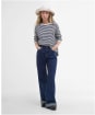 Marine Stripe                                 - Navy Stripe