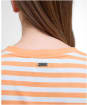 Women's Barbour Ferryside Top - PAPAYA/CLOUD