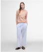 Women's Barbour Ferryside Top - PAPAYA/CLOUD