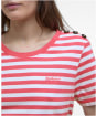 Women's Barbour Ferryside Top - PINK PUNCH/WHITE