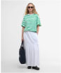 Abby Top                                      - WHITE/KELLY GREE