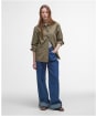 Women's Barbour Lyndale Overshirt - Dusky Green