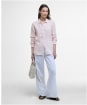Women's Barbour Marine Shirt - PINK PUNCH STRIP