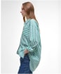 Women's Barbour Nicola Shirt - WHITE/KELLY GREE