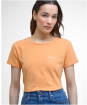 Women's Barbour Saltford T-Shirt - Papaya