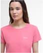 Women's Barbour Saltford T-Shirt - Pink Punch