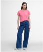 Women's Barbour Saltford T-Shirt - Pink Punch