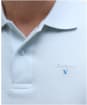 Men's Barbour Sports Polo 215G - BLEACHED BLUE