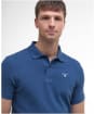 Men's Barbour Sports Polo 215G - Dark Denim