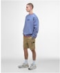 Men's Barbour International Formula Oversized Crew Sweatshirt - MANOR BLUE