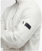 Men's Barbour International Ewan Half Zip Funnel Neck - Whisper White