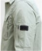 Men's Barbour International Scots Nylon Overshirt - Mineral Grey