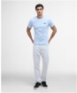 Men's Barbour International Small Logo Tee - Heritage Blue