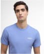 Men's Barbour International Small Logo Tee - MANOR BLUE