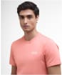 Men's Barbour International Small Logo Tee - Coral