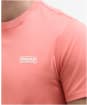 Men's Barbour International Small Logo Tee - Coral