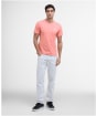 Men's Barbour International Small Logo Tee - Coral
