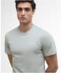 Men's Barbour International Small Logo Tee - Mineral Grey
