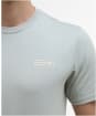 Men's Barbour International Small Logo Tee - Mineral Grey