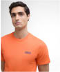 Men's Barbour International Small Logo Tee - Flame Orange