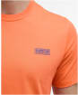Men's Barbour International Small Logo Tee - Flame Orange