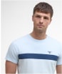 Men's Barbour Braeside T-Shirt - BLEACHED BLUE