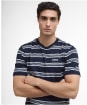 Upham Stripe T                                - Navy