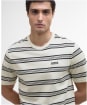 Upham Stripe T                                - Whisper White