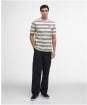 Upham Stripe T                                - Whisper White