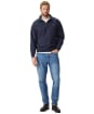 Men's R.M. Williams Mulyungarie Quarter Zip Sweater - Navy