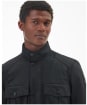 Men's Barbour Corbridge Waxed Jacket - Black / Classic Tartan
