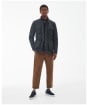 Men's Barbour Corbridge Waxed Jacket - Navy / Classic