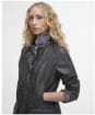 Women's Barbour Beadnell Wax Jacket - Black