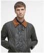 Men's Barbour Lightweight Ashby Waxed Jacket - Archive Olive