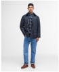 Men's Barbour Lightweight Ashby Waxed Jacket - Royal Navy